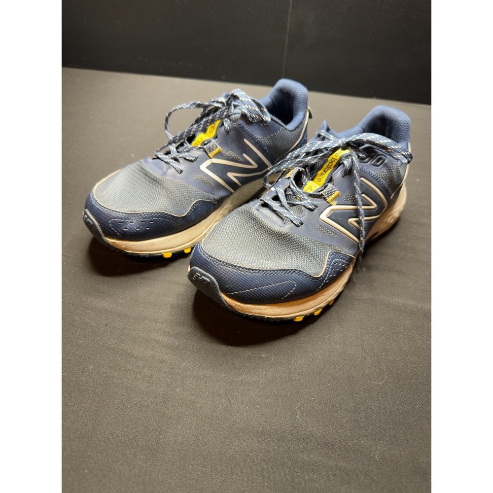 New Balance T410 Trail Running Shoes Mens 8.5 4E Wide MT410NY8 Blue Yellow